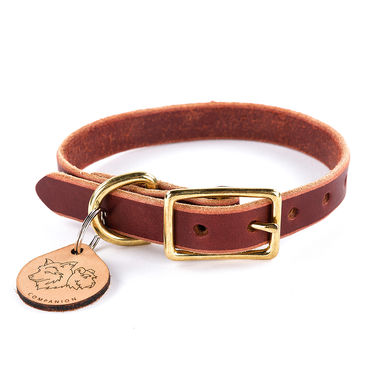 Companion Craftworks Essential Leather Dog Collar - 3/4"