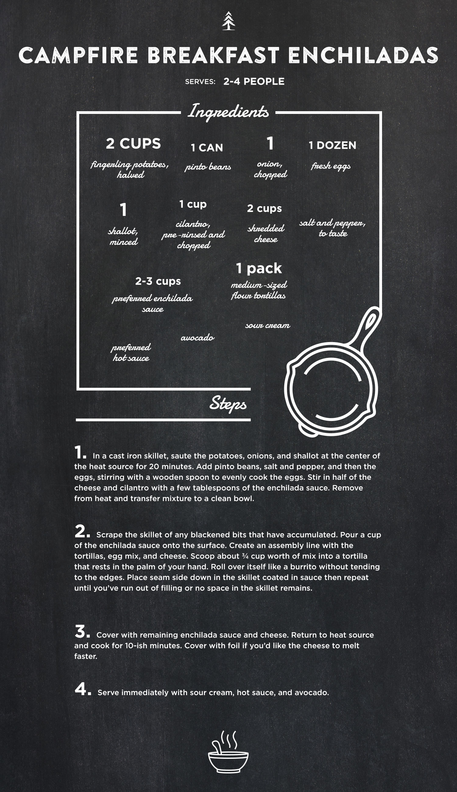 Enchiladas Camping Breakfast Recipe Huckberry