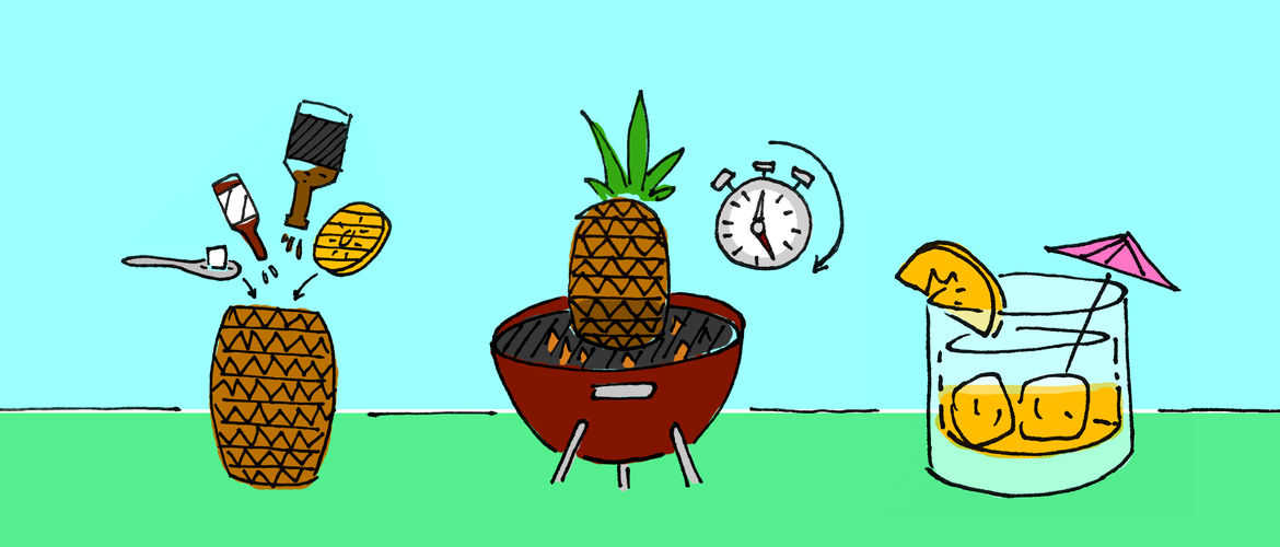 Featured pineapple cocktail header
